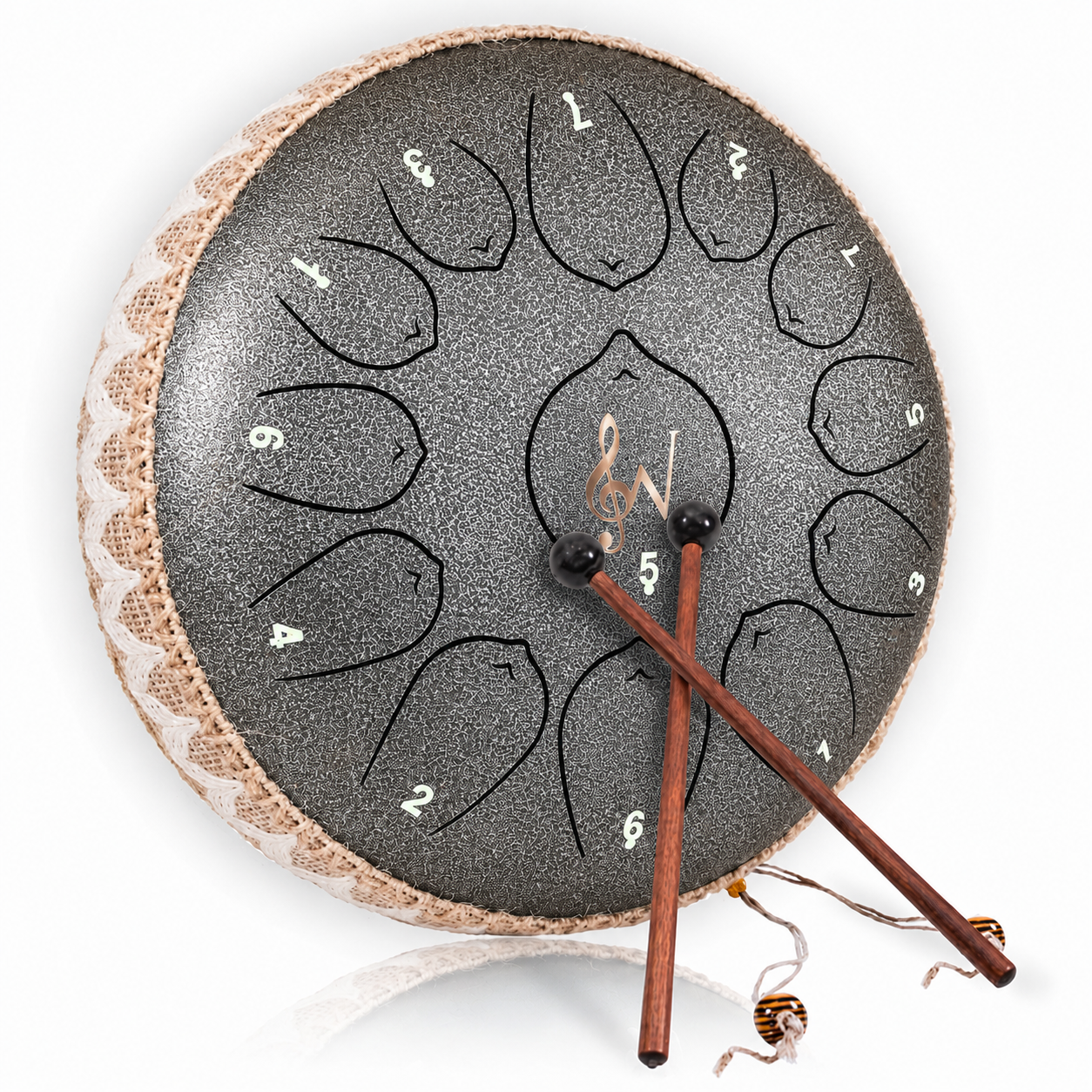 Wise Harmony 12 Inch Steel Tongue Rain Drum