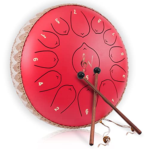 Wise Harmony 12 Inch Steel Tongue Rain Drum