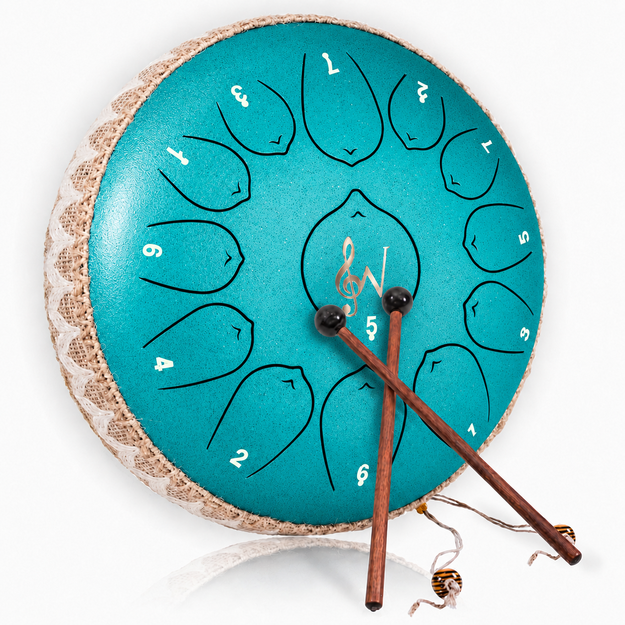 Wise Harmony 12 Inch Steel Tongue Rain Drum