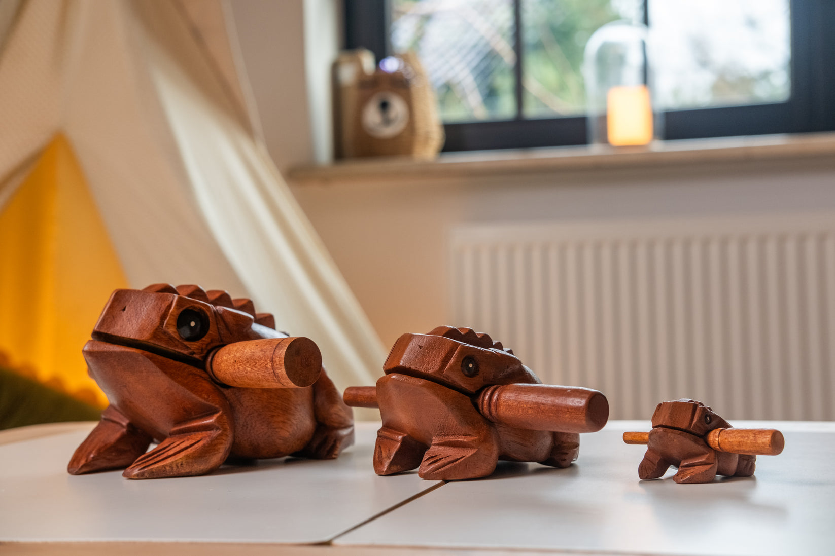 Wood Frog Guiro Rasp – Wise Harmony