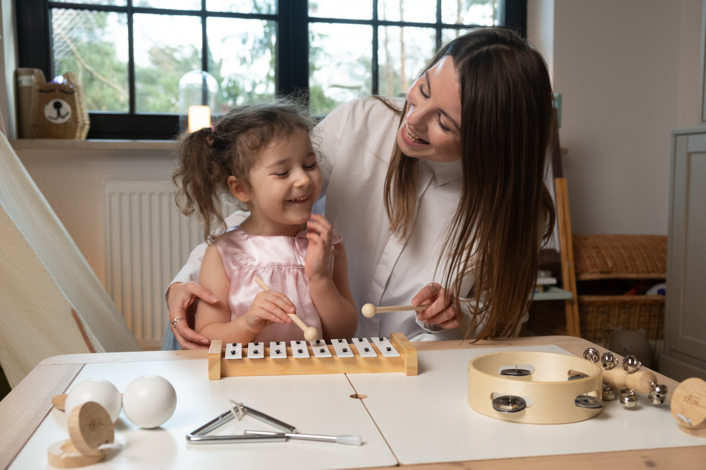 Wooden Montessori Percussion Musical Instruments Set